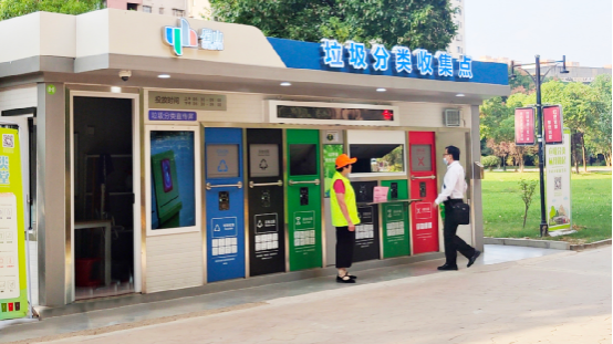 華展貓先生，垃圾分類運(yùn)營(yíng)，社區(qū)垃圾分類房