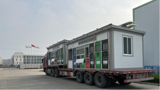 華展貓先生，智能垃圾房，垃圾分類房，垃圾投放點(diǎn)