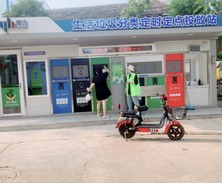 垃圾分類項目運營，垃圾分類定時定點投放，貓先生垃圾分類房