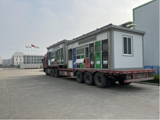 貓先生垃圾分類設備廠家，智能垃圾房，小區(qū)垃圾分類點建設