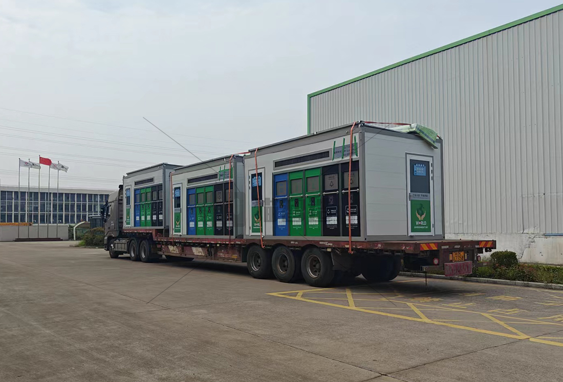 貓先生智能垃圾房，垃圾分類收集點(diǎn)，垃圾亭定制廠家