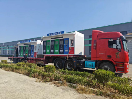 貓先生智能垃圾分類，小區(qū)垃圾房廠家，專業(yè)垃圾收集站制造