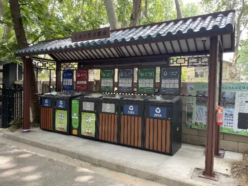 貓先生智能垃圾分類亭，定時定點垃圾收集點 ，垃圾亭生產(chǎn)廠家