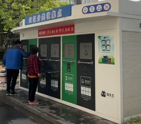 智能垃圾房,垃圾收集點，清潔屋,小區(qū)垃圾分類站生產(chǎn)廠家