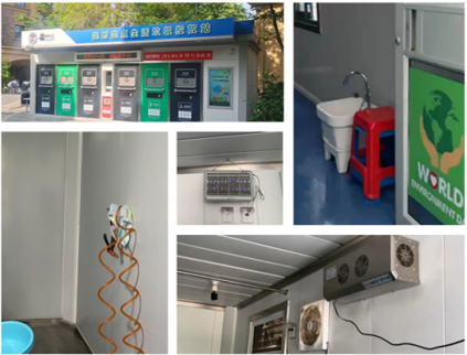 江蘇智能分類垃圾房，清潔小屋，垃圾分類收集站生產(chǎn)廠家